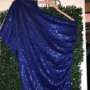 Windsor royal blue sequined shirt/dress